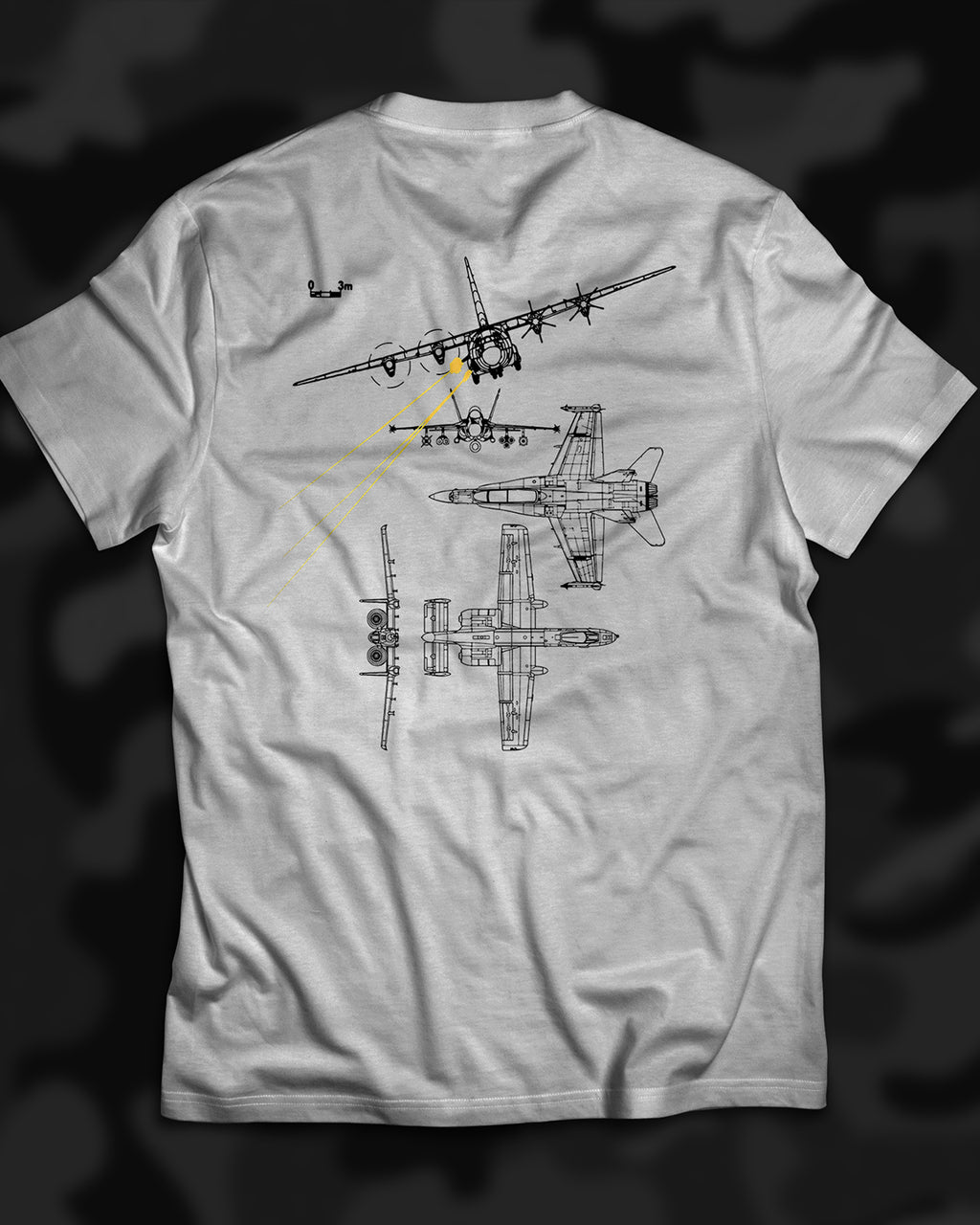 THE BLUEPRINT T-SHIRT. (WHITE)